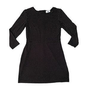Old Navy Black polka dot dress - size XS - petite